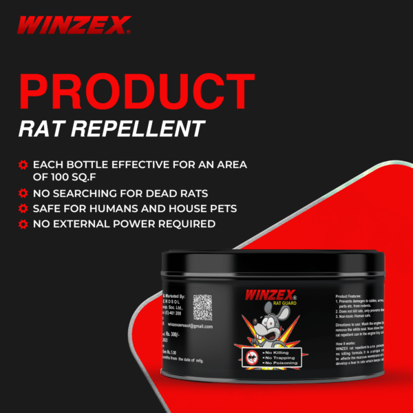 Winzex Rat Repellent Spray Infographics
